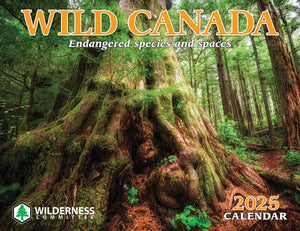 2025 Wild Canada Endangered Species and Spaces Calendar