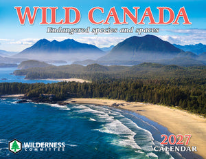 2027 Wild Canada Endangered Species and Spaces Calendar